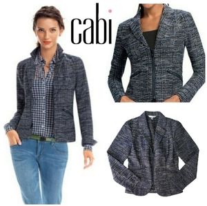 CAbi Blue Mingle Textured Jacket Style # 723